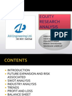 Equity Research Analysis Shashank