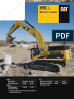 Catalog Hydraulic Excavator 365cl Caterpillar