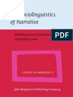 Sociolinguistics of Narrative (Thornborrow y Coates) PDF