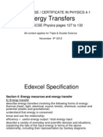 Igcse 41 Energytransfers