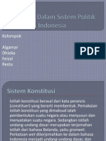 Pancasila Dalam Sistem Politik Indonesia