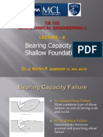 Lecture 8.0 Bearing Capacity of Shallow Foundation