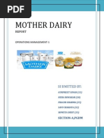 Mother Dairy: Operations Management-1