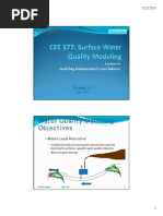 Lecture: Water Quality Modelling 577l02p