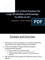 0105 - Best Practices For Large NX Models and Drawings Training Slides-020513