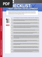 Checklist TDD