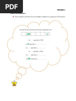 PRUEBA I Matemática - 7º