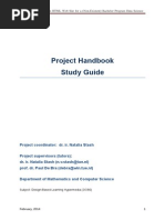 Project Handbook Study Guide: Project: Developing An HTML Web Site For A (Non-Existent) Bachelor Program Data Science