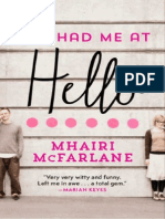 You Had Me at Hello by Mhairi McFarlane