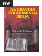 As Grandes Doutrinas Da Bíblia - Raimundo de Oliveira