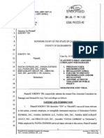 FIRST Amended Complaint (Case Filed in California) For Being Fired