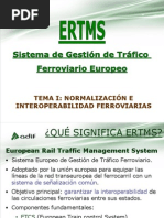 Sistemas ERTMS. Generalidades