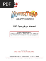 MicroTrap VOD Operations Manual Revision 4-2-1