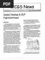 WCGS News - Jan-Mar 2004