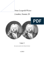 Sylvius Leopold Weiss Lute Duets. With A Reconstructed Second Part.