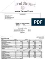 Christine Jones Jan. 31, 2014 Arizona Campaign Finance Report