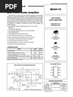 Motorola MC34119DTB