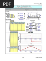 Single-Span Beam Analysis: Input Data: Beam Data