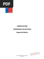 Programa de Estudio Orientación - 2° Básico