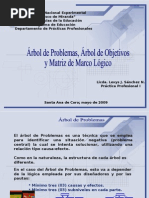 Instrumentos de La Planificación Estratégica: Arbol de Objetivos y Marco Lógico