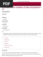 Corrosion Under Insulation of Plant and Pipework v3