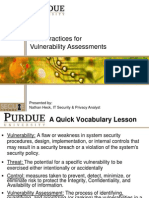 Vulnerability Assessment Best Practices