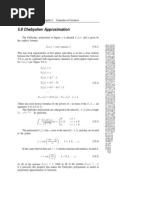 5.8 Chebyshev Approximation: N Is Denoted T