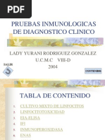 Pruebas Inmunologicas de Diagnostico Clinico