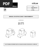 Manual de Instrucciones Compresor Quincy QGS (Español) Dic 2013