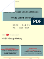 HSBC's Mortgage Lending Decision