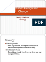 Organisation Design and Change