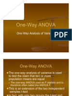 Oneway ANOVA