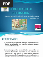 Certificado de Defuncion Final