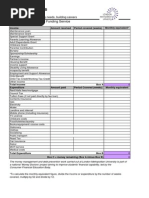 Budget Planner Updated August 2009