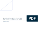 ServiceNow UBC Process User Guide February 2012