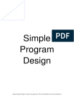 Simple Program Design Student