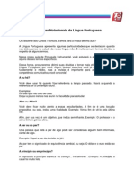 Aula 10 - Problemas Notacionais Da Língua Portuguesa