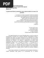 Ensayo LLanos Orientales y Amazonía