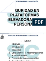 Seguridad en Plataformas Elevadoras