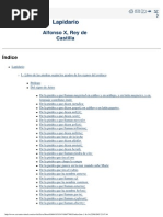 Alfonso X - Lapidario PDF