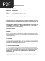 Modelo de Escrito de Excepción de Improcedencia de Acción