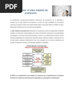 Cómo Crear Un Plan Maestro de Producción