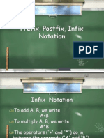 Prefix, Postfix, Infix Notation