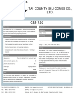 Tai County Silicones Co., Ltd. CES-720: Description Applications