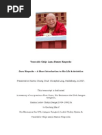 Venerable Chöje Lama Namse Rinpoche