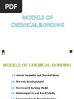 Lecture 3 - Models of Chemical Bonding