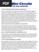 VCO Test Methods: 1. How To Measure Output Power and Frequency