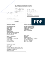 2008 Settlement Agreement Between Michigan and Children's Rights