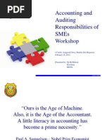 Accounting and Auditing Responsibilities of Sme's