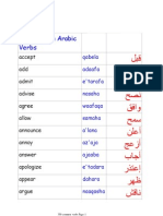 350 Common Arabic Verbs